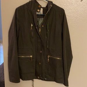 Army green utility type jacket